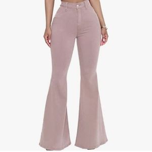 Pink Flare Jeans (Small)